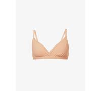 Skims Womens Skims Fits Everybody High-Neck Stretch-Woven Body Clay S