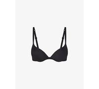 Skims Womens Skims Ultimate Tear-Drop Stretch-Woven Push-Up Bra Onyx 36DD