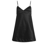 SKIMS Women's Stretch Satin Mini Dress Obsidian