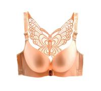 ( Skin, 38D) Secrets Comfort Rose Bra Floral Secrets No Wire Bra