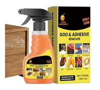 Skin Adhesive Remover - Sticker Glue Remover 120ml | Tape Removal Spray Multi-functional Decal Stripper for Glass Window Indoor Floor Furniture Wood Metal Home Wallpaper Car Labels Carpet
