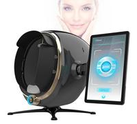 Skin Analysis Machine Facial for Salon,Professional Skin Analyzer Machine,AI Smart Facial Skin Analysis Machine,3D Skin Problem Detection Machine,8 Spectral Facial Moisture Analyzer(Black,13.3 in)