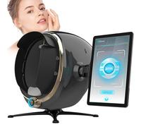 Skin Analysis Machine Professional Facial 13.3/21.5 inches Scanner for Pores, Acne, Hydration, with Cloud Storage for Estheticians Spas, 8-Spectrum Imaging, Multi-Language(Black,13.3 in)