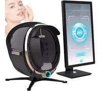 Skin Analysis Machine Professional Facial 13.3/21.5 inches Scanner for Pores, Acne, Hydration, with Cloud Storage for Estheticians Spas, 8-Spectrum Imaging, Multi-Language(Black,21.5 in)