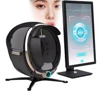 Skin Analysis Machine Professional HD Display,AI-Powered Facial Scanner for Salons Spas,Product recommendations,8-Spectral Imaging (Acne/Pigmentation/Wrinkle Detection),Multi-Language(Black,21.5 in)