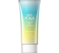 Skin Aqua Sunscreen Tone Up Uv Essence Mint Green Color 2.82oz(80g) Savon Scent