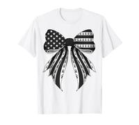 Skin Cancer Awareness Melanoma 4th of July USA American Flag T-Shirt