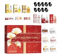 Skin Care Advent Calendar 2024,2024 Christmas Advent Calendar Beauty Skincare For Women,24 Days Christmas Countdown Calendar,Christmas Skincare Product Advent Calendars,Skin Care Advent Calendar