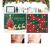 Skin Care Calendar Advent - 2025 Christmas Women Skin Care Kit Advent 24 Days - Holiday Cosmetics Set for School Friends Mom Studio Travel Daily Dating Party Wife