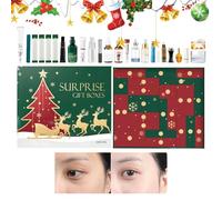 Skin Care Countdown Calendar,24 Days Christmas Makeup Set for Women 2025 - Body Lotion Facial Cream Set for Wife Mom Daughter Sister Girlfriend Teens Adults Daily Travel Festival