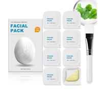 Skin Care Mask | Pore Tightening & Lifting Pack | Deep Hydrating Face Masks | Firming Face Mask for Smooth Skin Repair, Anti-Aging & Moisturizing - Suitable for All Skin Types(Mask *8+ Brush *1)