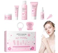 Skin Care Set | Natural Facial Cleanser | Nourishing Skincare Kit for Beauty Lovers Makeup Wearers Daily Routine Travelers Wives Mothers Busy Professionals Girlfriends Mother's Day