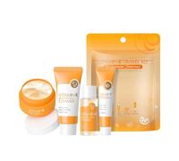 Skin Care Set Vitamin C Valentines Gifts Sets Skin Care Kit with Serum, Eye Cream, Face Cream Travel Kit for Women Mom Wife Sister Daughter Teen Girls Sizes Birthday Gift 3pcs