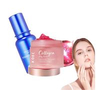 Skin Care Set Womens,Korean Skincare Gifts Set with Collagen Jelly Cream,Liquid Skin Booster Serum - Pore Care, Dead Skin Cells, Skin Texture,Korean Skin Care for Teenage Girls,Facial Kit