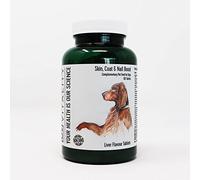 Skin, Coat and Nail Boost Tablets for Dogs | With Vitamins, ALA, Plant Extracts and Amino Acids | Suitable for All Breeds | Chewable | Liver Flavour | UK Manufactured | Oxford Vitality (120 Tablets)