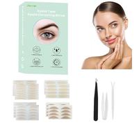 Skin color Single Side Eyelid Tape Stickers(1500Pcs,4styles), Double Eyelid Tape for Hooded Eyes Invisible, Instant Eye Lift Without Surgery, Perfect for Uneven Mono-Eyelids