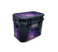 Skin Compatible with Yeti Roadie 15 Hard Cooler - Violet Stars - Premium 3M Vinyl Protective Wrap Decal Cover - Easy to Apply | Crafted in The USA by MightySkins