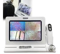 Skin Diagnosis Hair Analyzer Machine Diagnostic Follicle Scalp 11 Inch Analysis Scanner 50X/200X HD Microscope Multifunctional Follicle Analyser