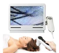 Skin Diagnosis Hair Analyzer Machine Diagnostic Scalp 10.1-inch Display HD Microscope Four Spectrum/Photo Storage/Freeze Frame/Four Frame Comparison, Digital for Salon, Home