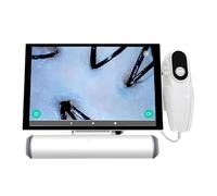 Skin Diagnosis Hair Analyzer Machine Double Probe Skin Scalp Detector, Four Spectrum/photo Storage/freeze Frame/four Frame Comparison, for Beauty Salon, Home, 11-inch Display HD Microscope H