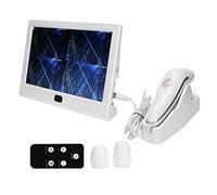 Skin Diagnosis Hair Analyzer Machine Skin Hair Analyzer Scalp Detector, 13inch 50X/200X Lens Multi-Functional Rechargeable Digital Hair Microscope Magnifier High Sensitivity Hair Follicle An