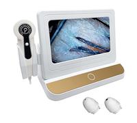 Skin Diagnosis Hair Analyzer Portable Hair Follicle and Scalp Analyzer, 11inch LCD Screen Digital Skin Detector, Multi Functional Hair Follicle Skin Analyser Skin Analyzer for Scalp Diagnosis and Trea