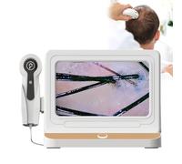 Skin Diagnosis Hair Analyzer Scalp 10 Inch 50-200X LCD Scalp Digital Microscope for Follicle Testing and Analysis Magnifier