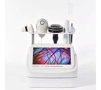 Skin Diagnosis Hair Analyzer,Scalp Massager with 5 Handles,Digital Microscope Scalp Hair Follicle Detector,Anti Hair Loss Hair Follicle Detector,For Hair Loss/Moisture/Flexibility/Oil Content
