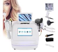 Skin Diagnosis Hair Analyzer/Skin and Hair Analyzer Machine, Digital Microscope Scalp Hair Follicle Detector, with 7 Handles, LCD Screen, Facial Skin Diagnosis for Salon Spa