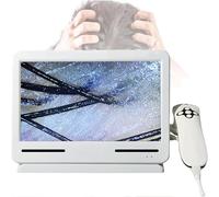 Skin Diagnostic Hair Analyzer Diagnosis Machine, 10.1inch Digital Scalp Rechargeable Multifunctional Follicle Analyser for Analysis Scalp for Home Salon Use