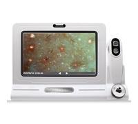 Skin Diagnostic Hair Analyzer Diagnosis Machine Scalp 11" HD Portable with Dual Zoom for Salons Clinics, Offers 4-Grid Comparison, 16GB Storage