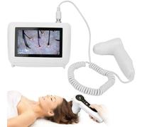 Skin Diagnostic Hair Analyzer Scanner 5 in Rechargeable Digital Microscope Multifunctional Scalp Machine Follicle Analyser Machine Digital Moisture Tester