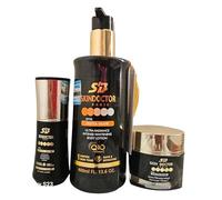 Skin Doctor Paris Gluta Glow Intense Whitening Lotion Body Milk + Face Cream+ Serum, 3in1 Set with SP30