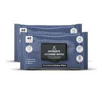 Skin Elements Intimate Hygiene Wipes| Unisex | Pre & Post Intimacy| 80 Count