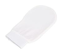 Skin Exfoliating Gloves for Body - Three Dimensional Scrubbing Design Exfoliator - Fiber, White Bath Gloves for Deep Skin Cleanse and Dead Removal