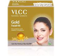 Skin Facial Kits Facial Kit For Women VLCC Facial Kits (VLCC Natural Sciences Gold Facial Kit for Luminous and Radiant Complexion 60g) PACK OF 2