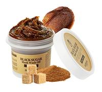 SKIN FOOD Black Sugar Exfoliating Scrub Mask Wash Off 3.52 fl. oz. - Sugar Face Scrub to Hydrate and Nourish the Skin