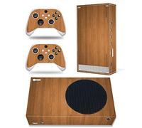 Skin for Xbox Series S, Whole Body Vinyl Decal Protective Cover Wrap Sticker for Xbox Series S Console and Wireless Controller (Brown Wood)