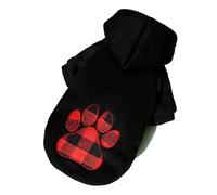 [Skin-friendly and Warm, Stylish and Versatile] Universal Pet Clothing - Autumn/Winter Outerwear Vest for Dogs and Cats(Black Foot,L(4.5-6kg))
