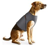 Skin-Friendly Dog Calming Shirt - Keep Your Pet Calm Yorkie Shiba Inu Labrador Bulldog Anti-Anxiety Jacket Vest,Gray,XL