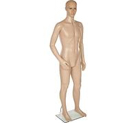 Skin Full Body Male Mannequin with Metal Base, Skin Model Nos.M3 Height 185cm