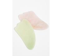 Skin Gym Gua Sha Crystal Beauty Tool at Free People in Rose Quartz