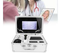 Skin Hair Analyser, 7 in 50X/200xLens LCD Digital Microscope - Portable Scalp Detector Scanner - Professional Scalp Hair Follicle Oil Moisture Magnifying Detector - Skin Pigment Tester