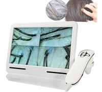 Skin Hair Analyser Diagnosis Analyzer Machine 10.1 Inch LCD Scalp Digital Microscope for Follicle Testing and Analysis Magnifier, Rechargeable Follicle for Home Salon Use