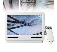 Skin Hair Analyser Diagnosis Analyzer Machine, 10.1 Inch LCD Screen Digital Scanner System Rechargeable Digital Health Detection for Home Salon Use