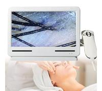 Skin Hair Analyser Diagnosis Analyzer Machine Multifunctional Scalp Moisture Oil 200X with 10.1 Inch Screen, Digital Follicle for Home Salon Use