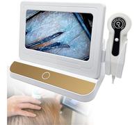 Skin Hair Analyser Diagnosis Analyzer Machine with HD LCD Screen Digital, 50X 200X Moisture Tester, Microscope Care Tool Scalp for Health