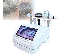 Skin Hair Analyzer,LCD Screen Digital Skin Diagnosis Scanner System Analyzer Analysis Scanner Rechargeable Hair Analyser Machine Digital Health Detection for Home Salon Use