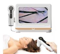 Skin Hair Analyzer Microscope, 10 Inch Lcd Digital Charging, High Definition Scalp Detection And Hair Follicle Test For Home Salon Use
