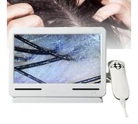 Skin Hair Detector Diagnosis Analyzer Machine, 10.1inch Scalp Scalp Rechargeable Follicle Analyser Digital Moisture Tester